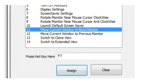 Define HotKey to Move Window across Multiple Monitors