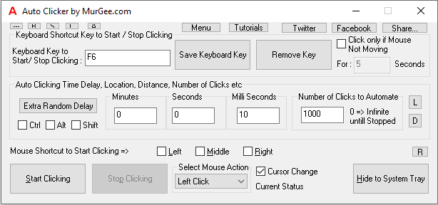 Auto Clicker on Windows 10