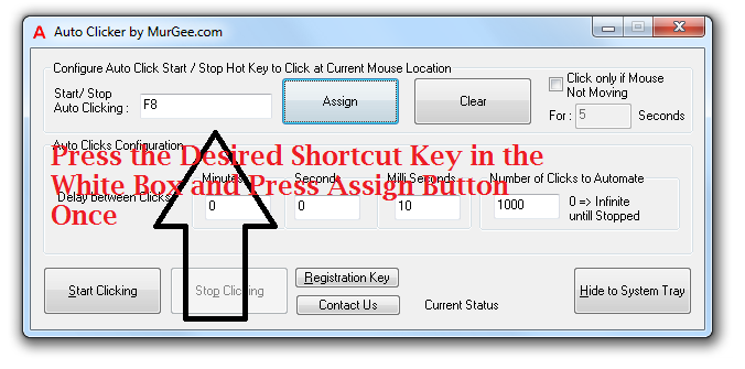 Auto Mouse Clicking Program