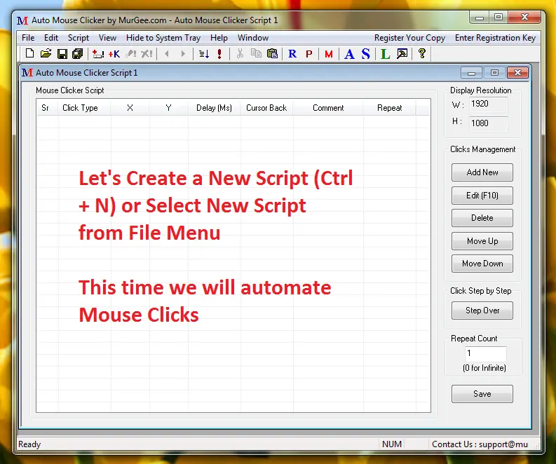 Auto Mouse Clicker Step by Step Tutorial