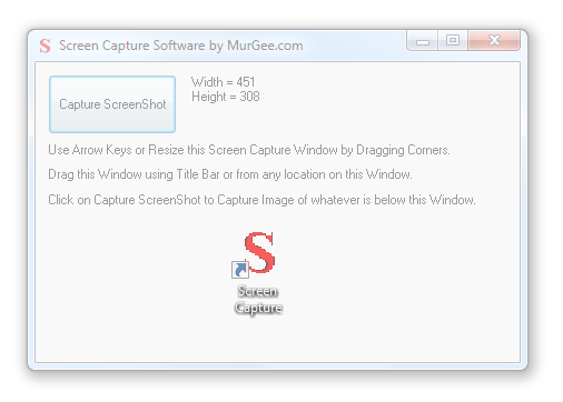 Screenshot of Screen Capture Software