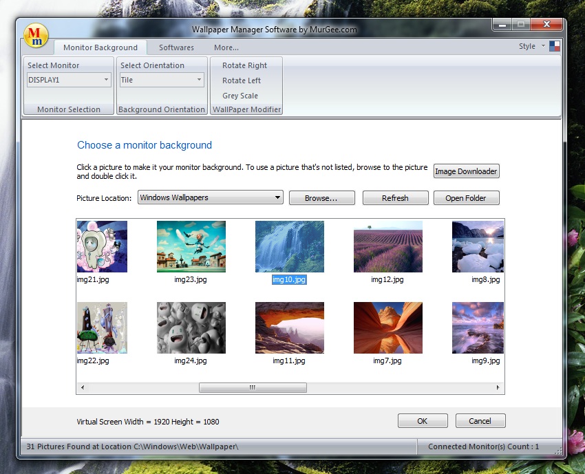 Wallpaper Manager Software